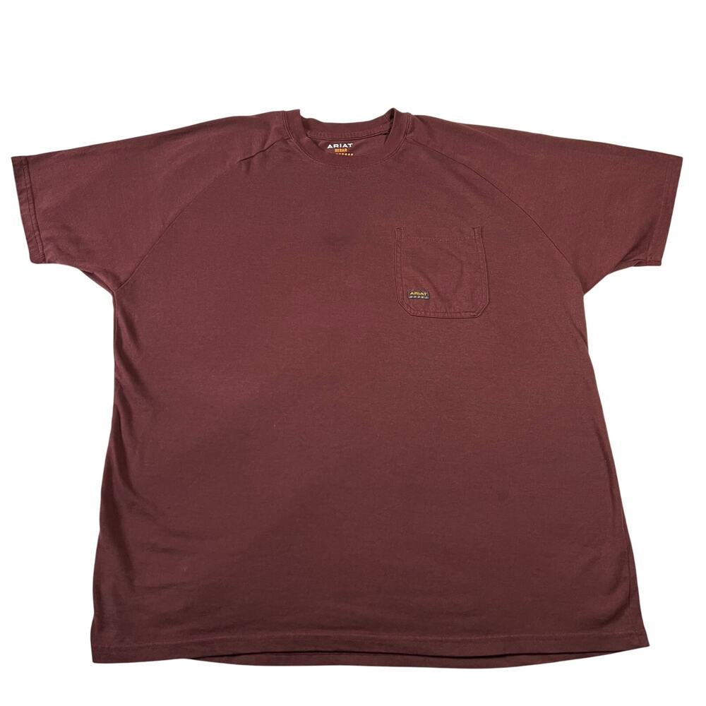 Ariat Men's Rebar Cotton Strong T-Shirt Size X-Large Casual Workwear Lightweight